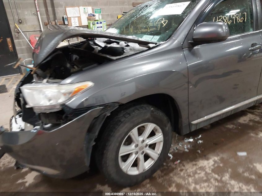 2013 Toyota Highlander Base Plus V6 VIN: 5TDBK3EH1DS252541 Lot: 43869867