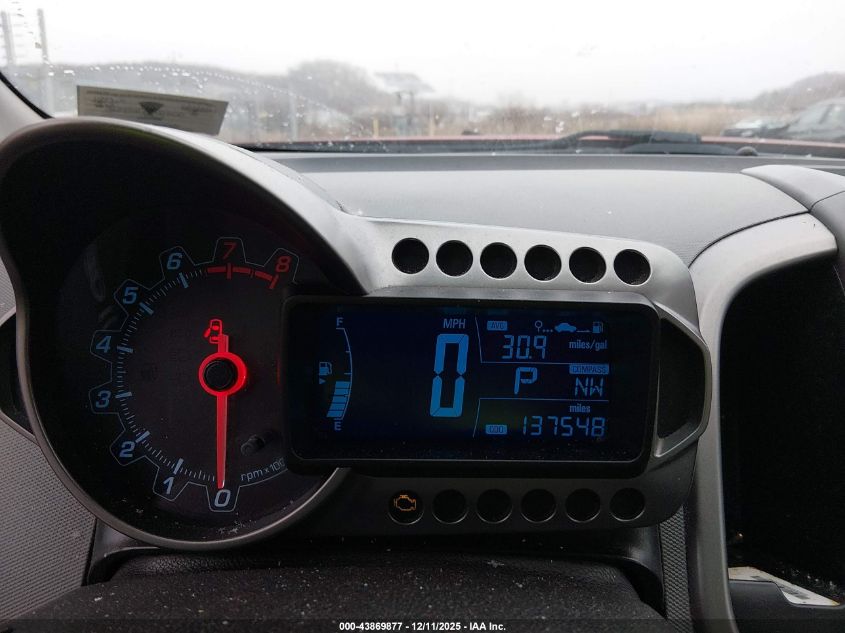 2012 Chevrolet Sonic 2Lt VIN: 1G1JC5SH2C4213100 Lot: 43869877