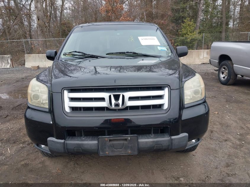 2008 Honda Pilot Ex-L VIN: 5FNYF187X8B026076 Lot: 43869888