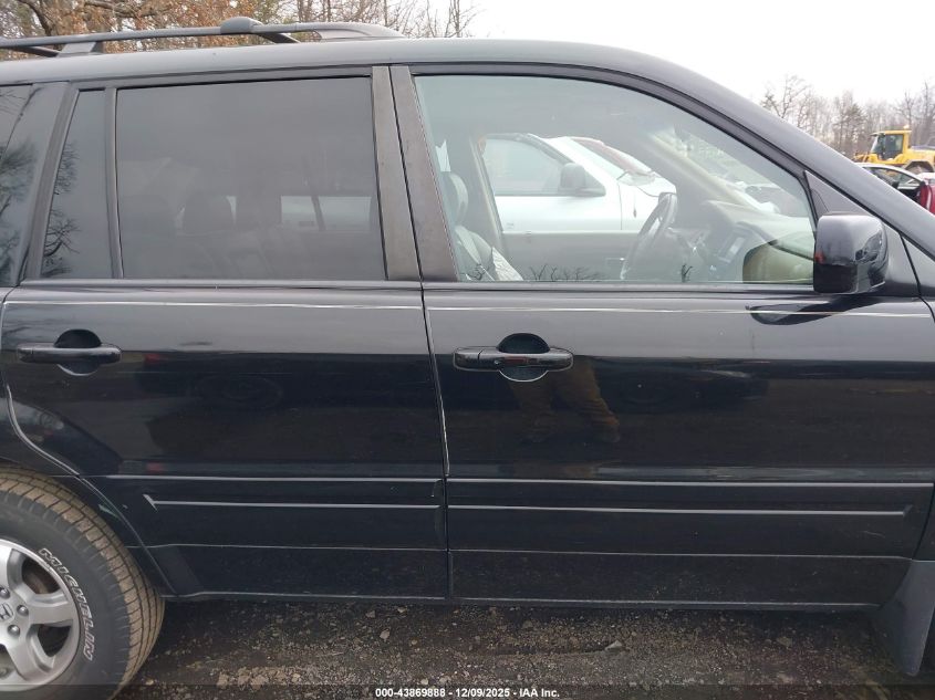 2008 Honda Pilot Ex-L VIN: 5FNYF187X8B026076 Lot: 43869888