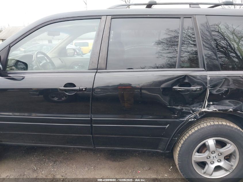 2008 Honda Pilot Ex-L VIN: 5FNYF187X8B026076 Lot: 43869888