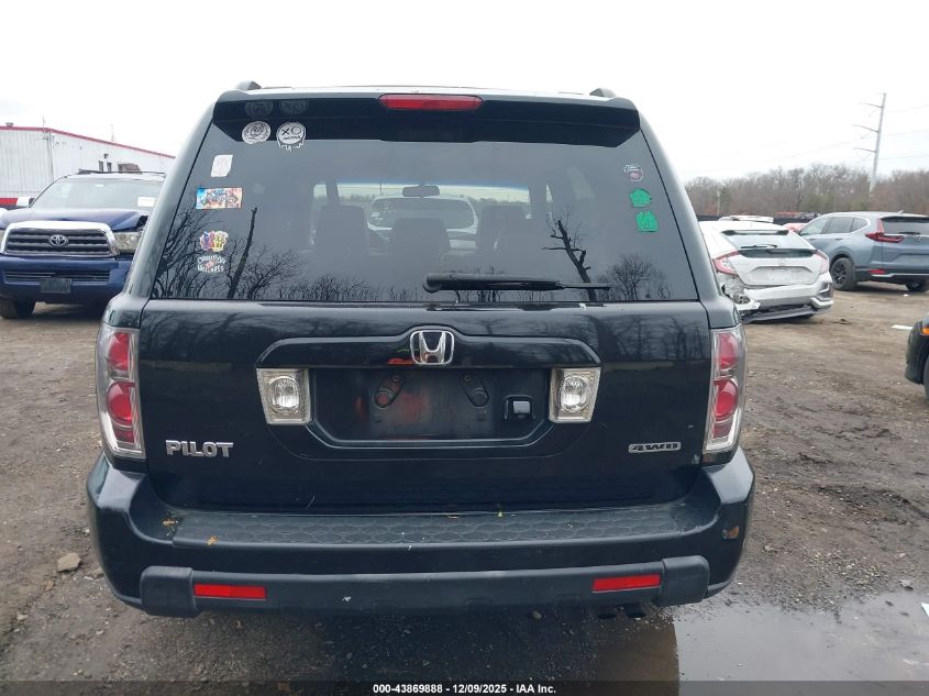 2008 Honda Pilot Ex-L VIN: 5FNYF187X8B026076 Lot: 43869888