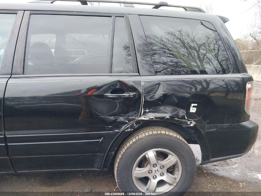 2008 Honda Pilot Ex-L VIN: 5FNYF187X8B026076 Lot: 43869888