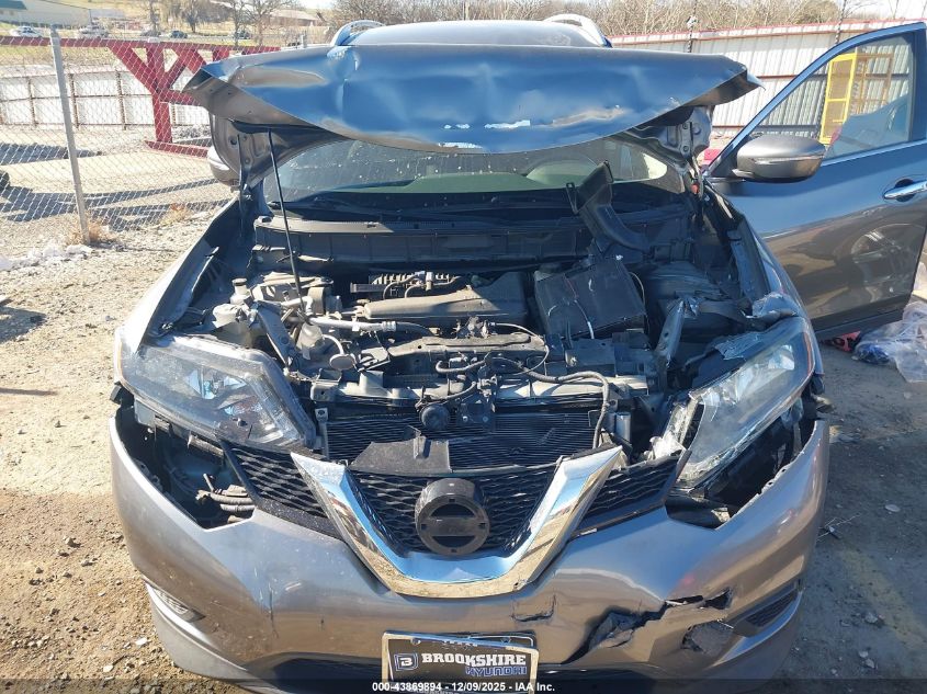 2015 Nissan Rogue Sv VIN: KNMAT2MV0FP514069 Lot: 43869894
