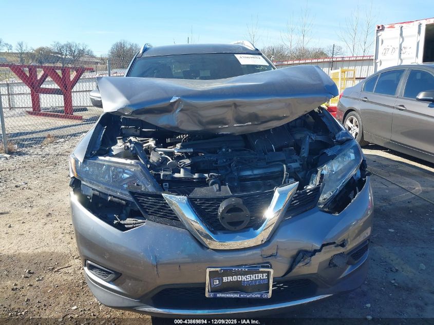 2015 Nissan Rogue Sv VIN: KNMAT2MV0FP514069 Lot: 43869894