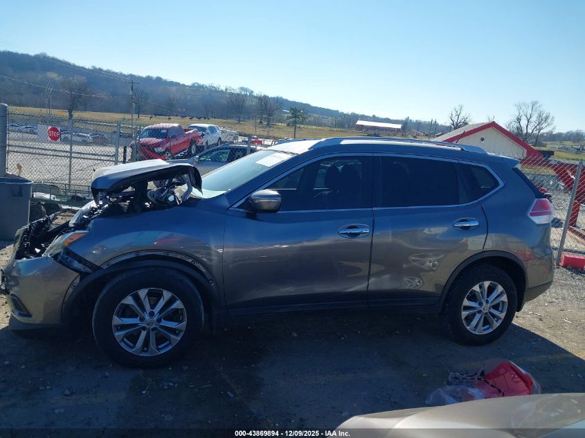 2015 Nissan Rogue Sv VIN: KNMAT2MV0FP514069 Lot: 43869894