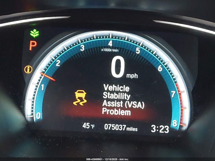 2018 Honda Civic Ex VIN: 2HGFC2F79JH592711 Lot: 43869901