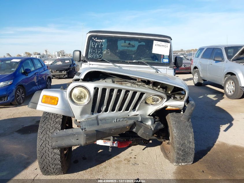 2004 Jeep Wrangler Se VIN: 1J4FA29144P746490 Lot: 43869925