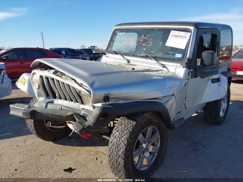2004 Jeep Wrangler Se VIN: 1J4FA29144P746490 Lot: 43869925
