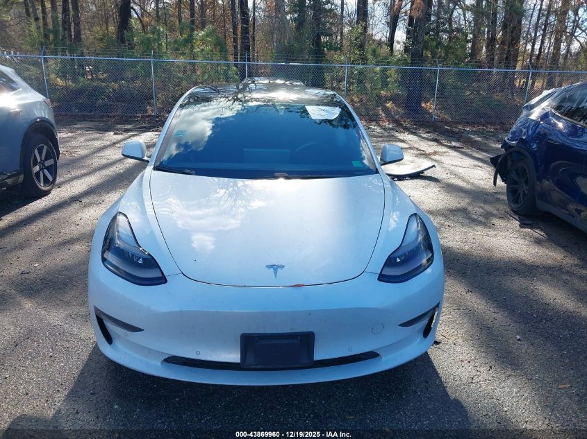 2021 Tesla Model 3 Standard Range Plus Rear-Wheel Drive VIN: 5YJ3E1EAXMF915273 Lot: 43869960