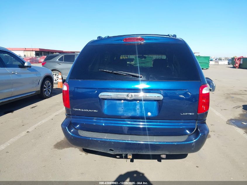 2002 Chrysler Town & Country Limited VIN: 2C8GP64LX2R748795 Lot: 43869963