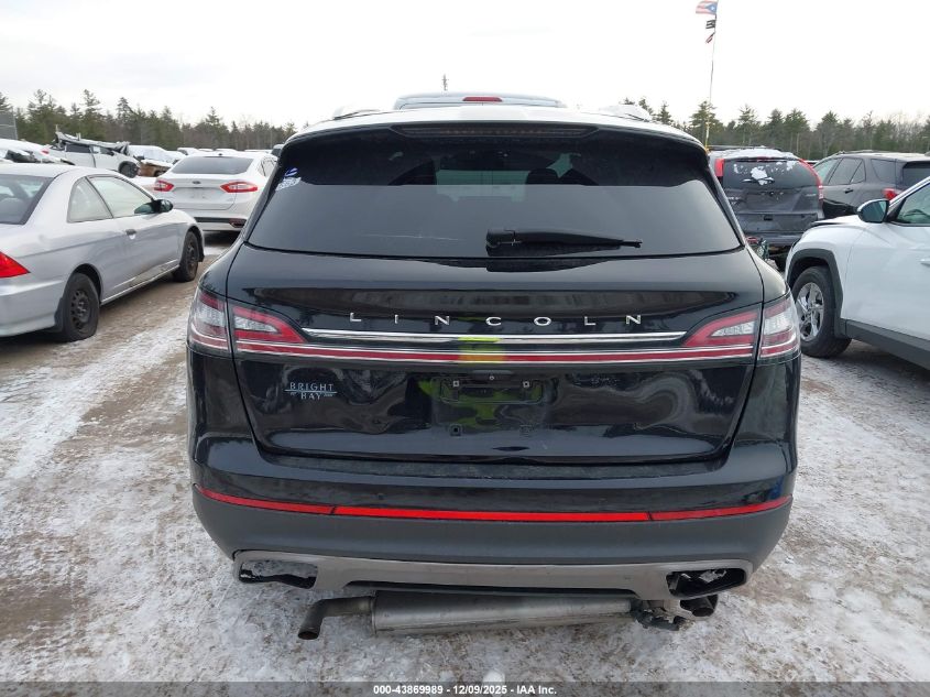 2021 Lincoln Nautilus Reserve VIN: 2LMPJ8K94MBL12610 Lot: 43869989
