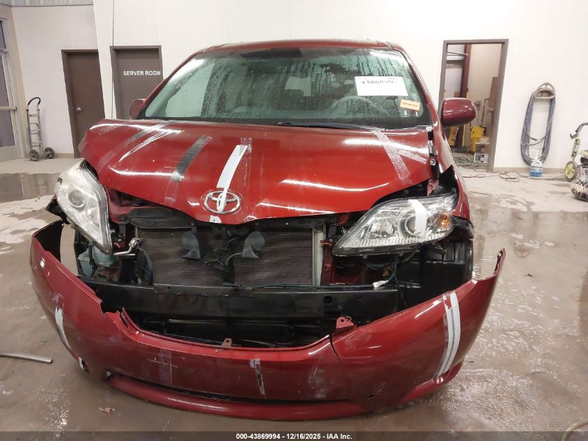 2013 Toyota Sienna Xle V6 8 Passenger VIN: 5TDYK3DC9DS322786 Lot: 43869994