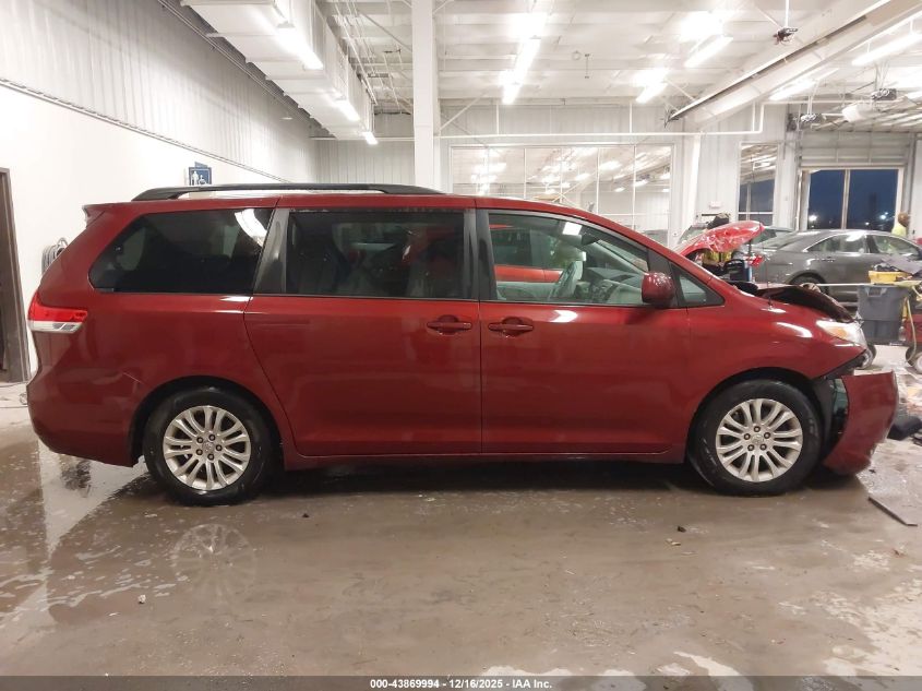 2013 Toyota Sienna Xle V6 8 Passenger VIN: 5TDYK3DC9DS322786 Lot: 43869994