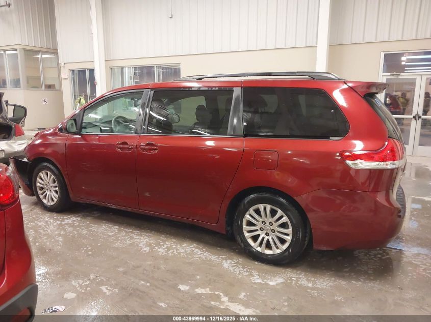 2013 Toyota Sienna Xle V6 8 Passenger VIN: 5TDYK3DC9DS322786 Lot: 43869994