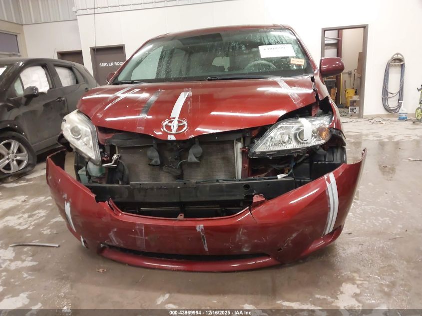 2013 Toyota Sienna Xle V6 8 Passenger VIN: 5TDYK3DC9DS322786 Lot: 43869994