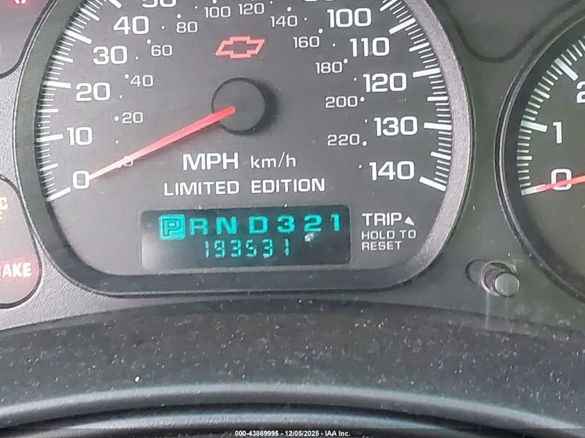 2003 Chevrolet Monte Carlo Ss VIN: 2G1WX12KX39225491 Lot: 43869995