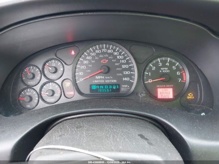 2003 Chevrolet Monte Carlo Ss VIN: 2G1WX12KX39225491 Lot: 43869995