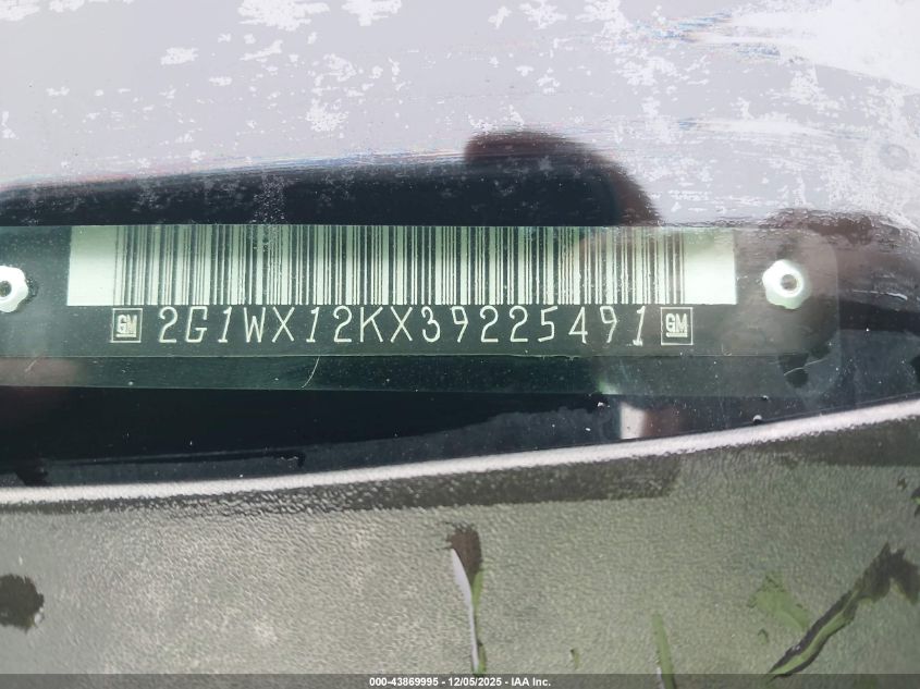 2003 Chevrolet Monte Carlo Ss VIN: 2G1WX12KX39225491 Lot: 43869995