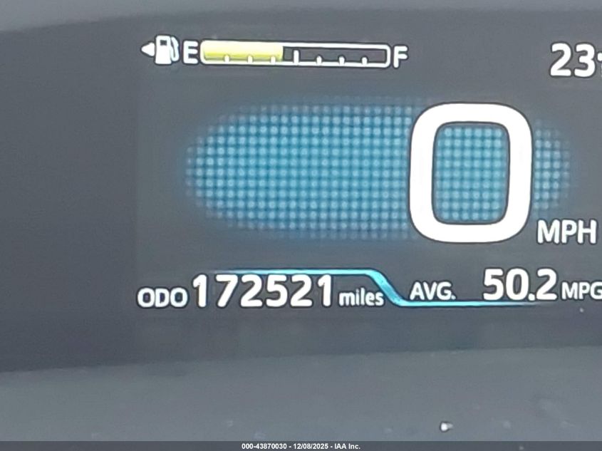 2017 Toyota Prius Two VIN: JTDKBRFU8H3054223 Lot: 43870030