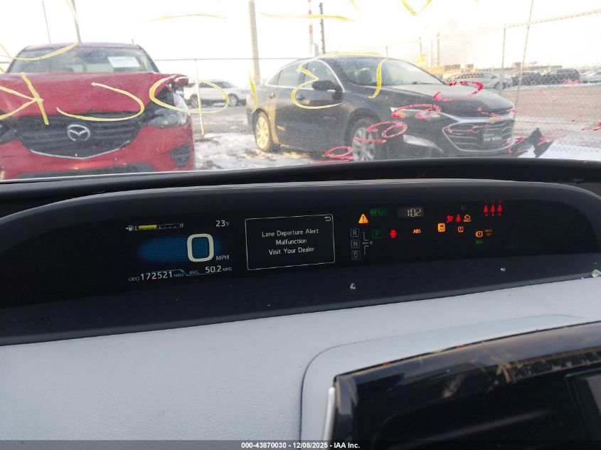 2017 Toyota Prius Two VIN: JTDKBRFU8H3054223 Lot: 43870030