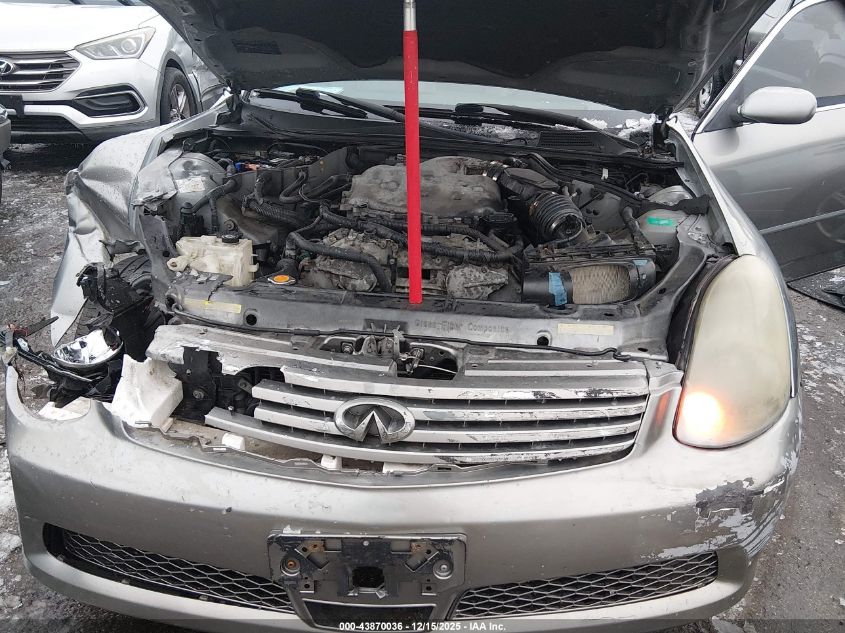 2006 Infiniti G35X VIN: JNKCV51F76M613747 Lot: 43870036