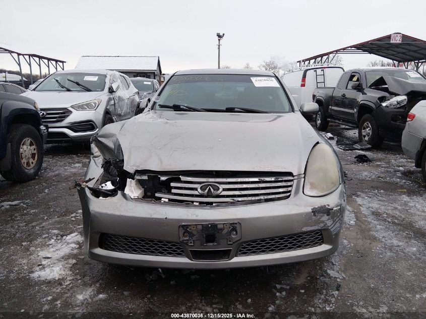 2006 Infiniti G35X VIN: JNKCV51F76M613747 Lot: 43870036