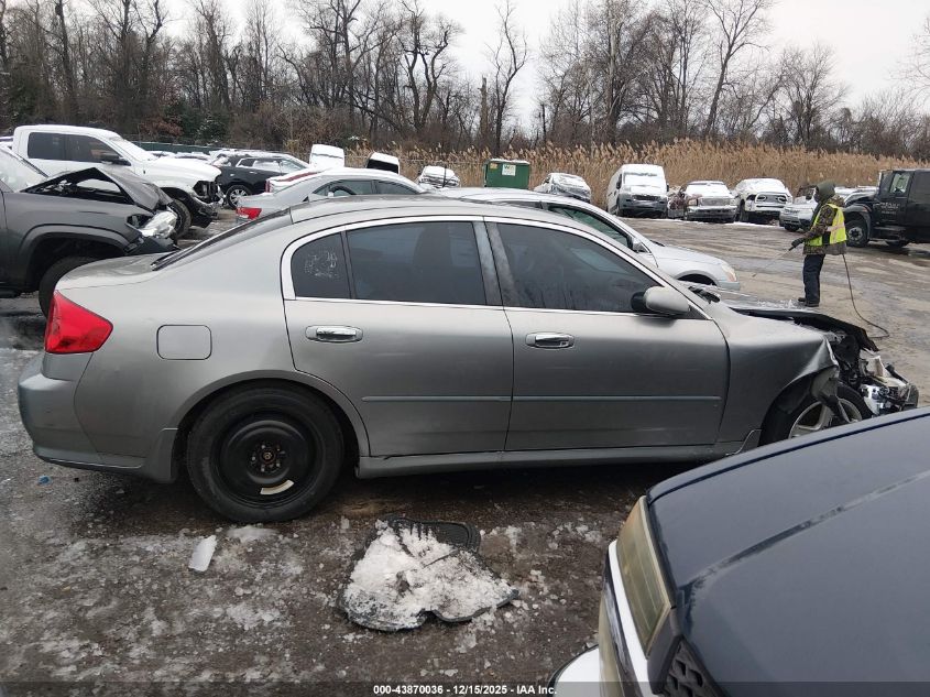 2006 Infiniti G35X VIN: JNKCV51F76M613747 Lot: 43870036