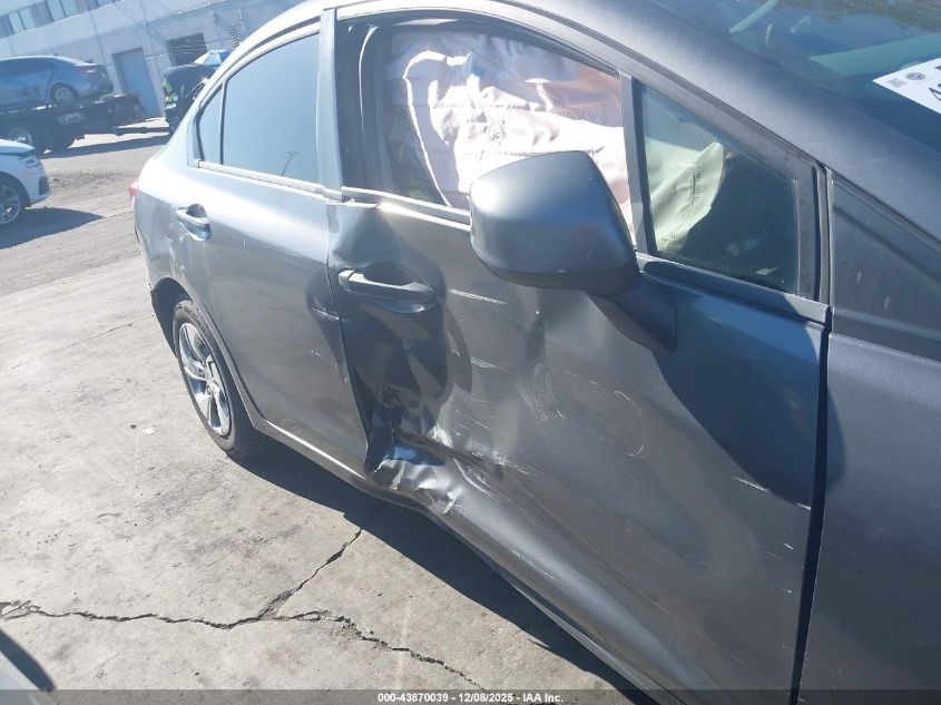 2013 Honda Civic Lx VIN: 2HGFB2F58DH522249 Lot: 43870039