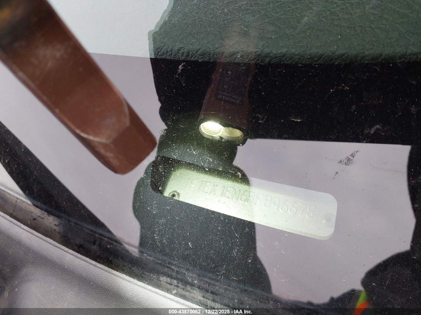 2011 Ford F-150 Xl VIN: 1FTEX1EM6BFB46678 Lot: 43870062