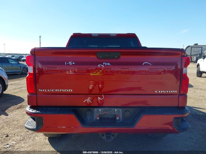 2022 Chevrolet Silverado 1500 Ltd 2Wd Short Bed Custom VIN: 3GCPWBEK2NG163979 Lot: 43870068