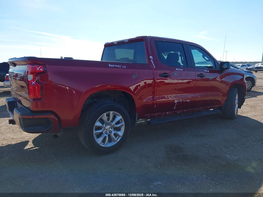 VIN 3GCPWBEK2NG163979 2022 CHEVROLET SILVERADO 1500 LTD 2WD  SHORT BED CUSTOM