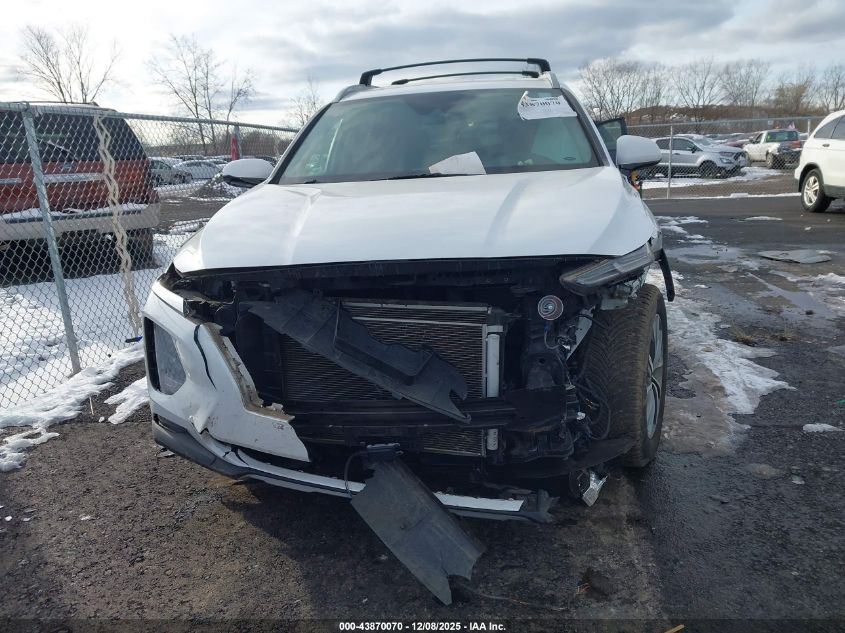 2020 Hyundai Santa Fe Sel VIN: 5NMS3CAD5LH173634 Lot: 43870070