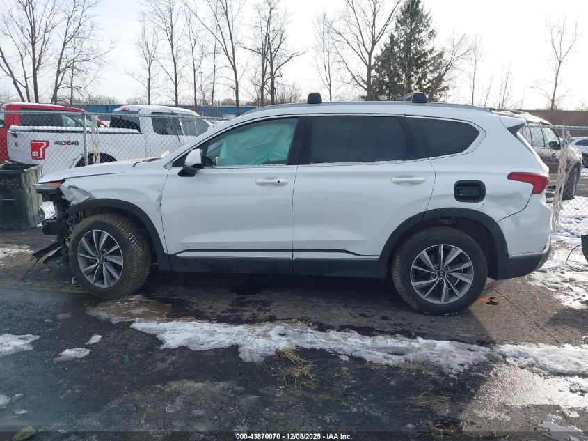 2020 Hyundai Santa Fe Sel VIN: 5NMS3CAD5LH173634 Lot: 43870070