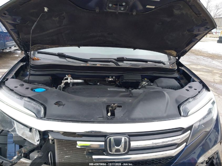 2016 Honda Pilot Elite VIN: 5FNYF6H07GB116008 Lot: 43870084