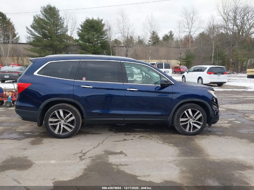2016 Honda Pilot Elite VIN: 5FNYF6H07GB116008 Lot: 43870084