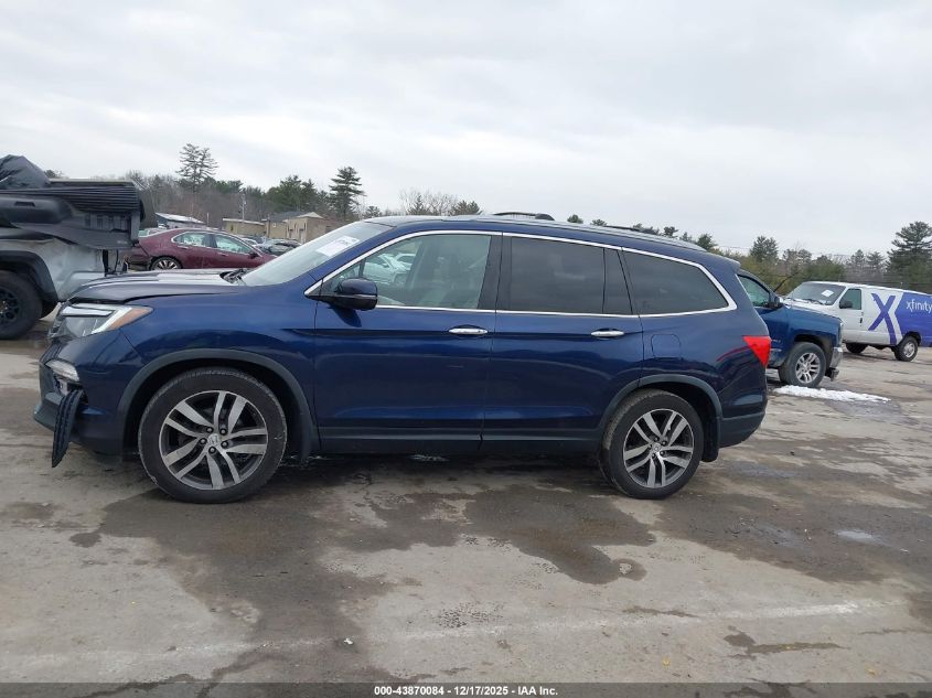 2016 Honda Pilot Elite VIN: 5FNYF6H07GB116008 Lot: 43870084