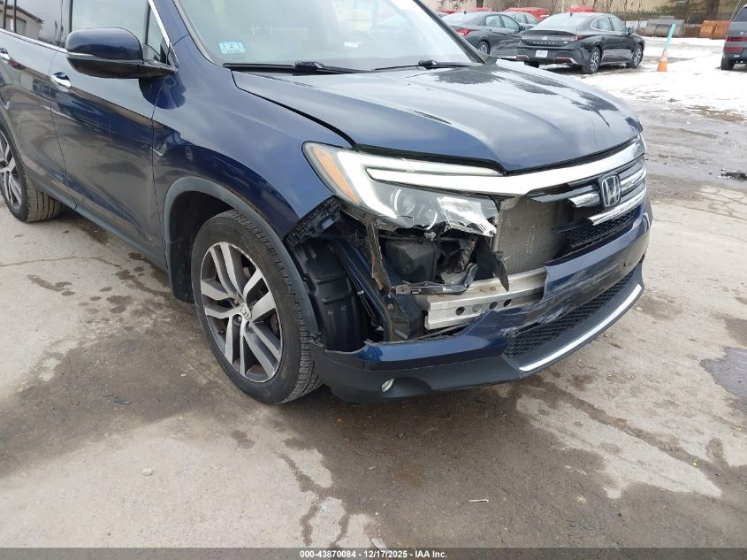 2016 Honda Pilot Elite VIN: 5FNYF6H07GB116008 Lot: 43870084