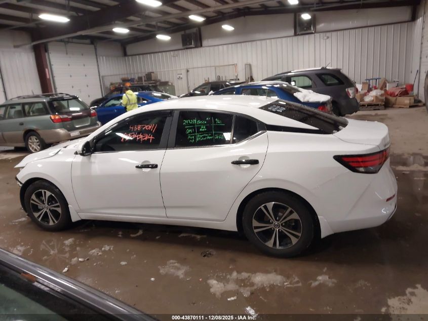 2022 Nissan Sentra Sv Xtronic Cvt VIN: 3N1AB8CV2NY231468 Lot: 43870111