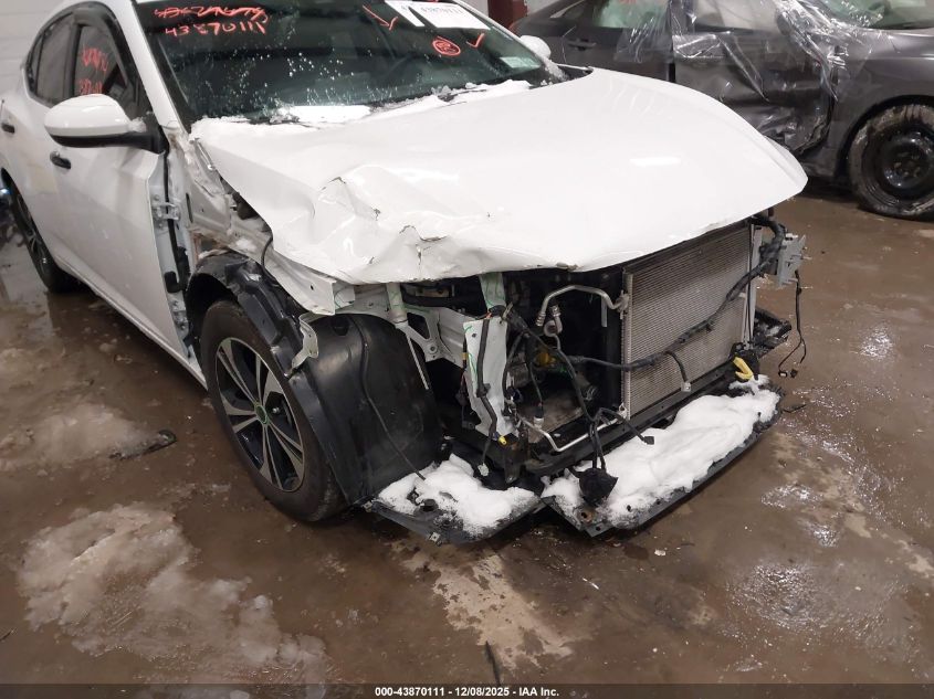 2022 Nissan Sentra Sv Xtronic Cvt VIN: 3N1AB8CV2NY231468 Lot: 43870111