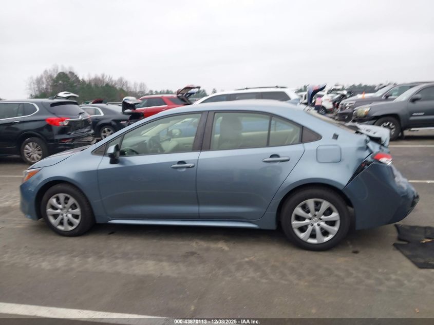 2020 Toyota Corolla Le VIN: JTDEPRAE0LJ109380 Lot: 43870113