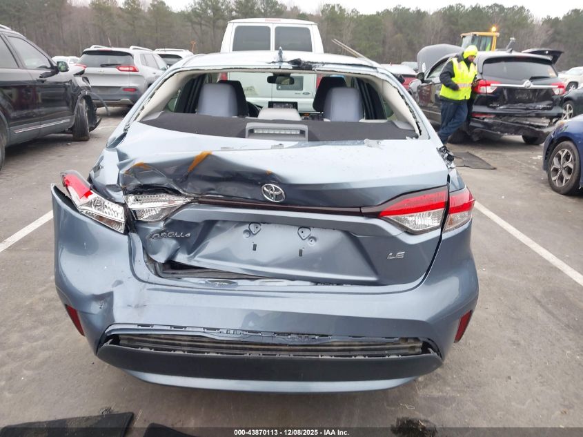 2020 Toyota Corolla Le VIN: JTDEPRAE0LJ109380 Lot: 43870113