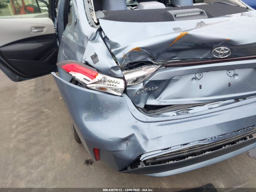 2020 Toyota Corolla Le VIN: JTDEPRAE0LJ109380 Lot: 43870113