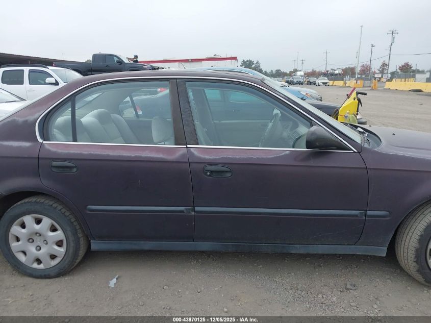 2000 Honda Civic Lx VIN: 2HGEJ6678YH574915 Lot: 43870125