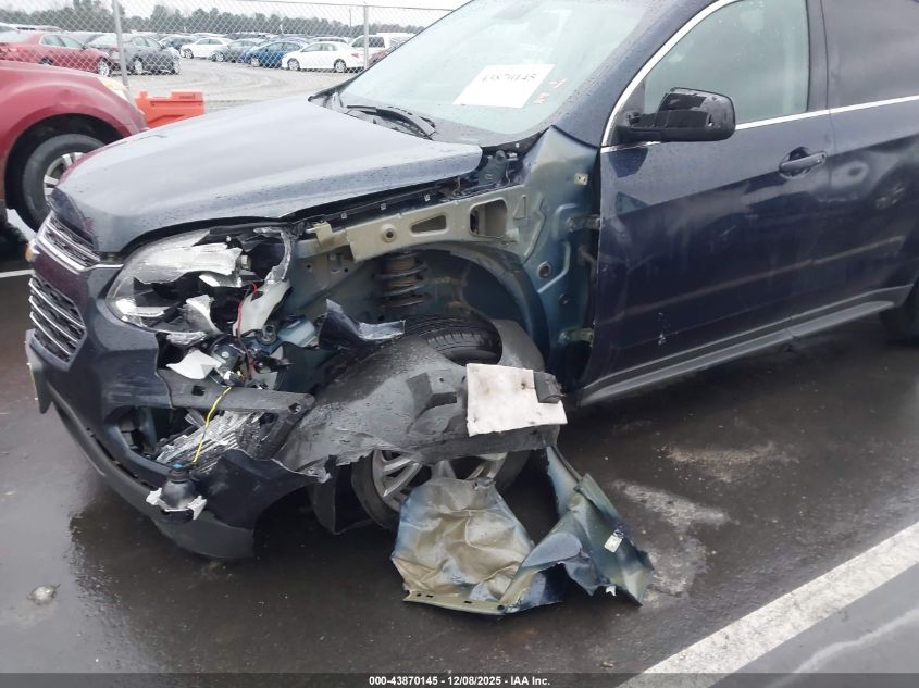 2016 Chevrolet Equinox Lt VIN: 2GNALCEKXG1110518 Lot: 43870145