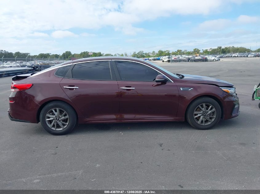 2019 Kia Optima Lx VIN: 5XXGT4L37KG334708 Lot: 43870147