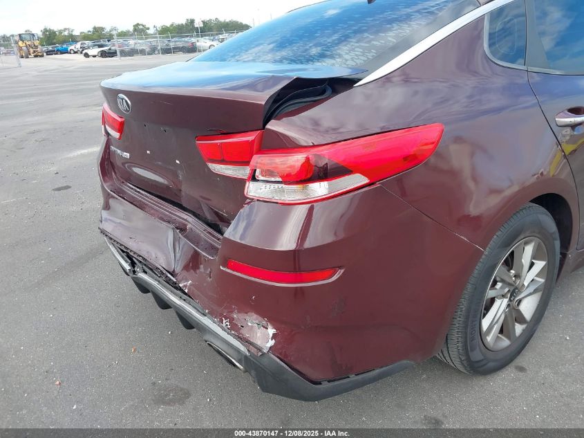 2019 Kia Optima Lx VIN: 5XXGT4L37KG334708 Lot: 43870147
