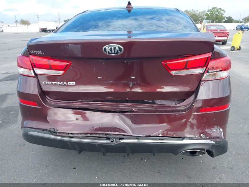 2019 Kia Optima Lx VIN: 5XXGT4L37KG334708 Lot: 43870147
