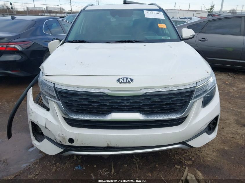 2021 Kia Seltos Ex VIN: KNDERCAA6M7212791 Lot: 43870202