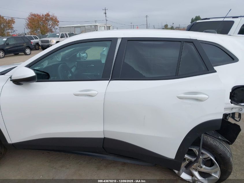 2025 Chevrolet Trax Fwd Ls VIN: KL77LFEP0SC221465 Lot: 43870210